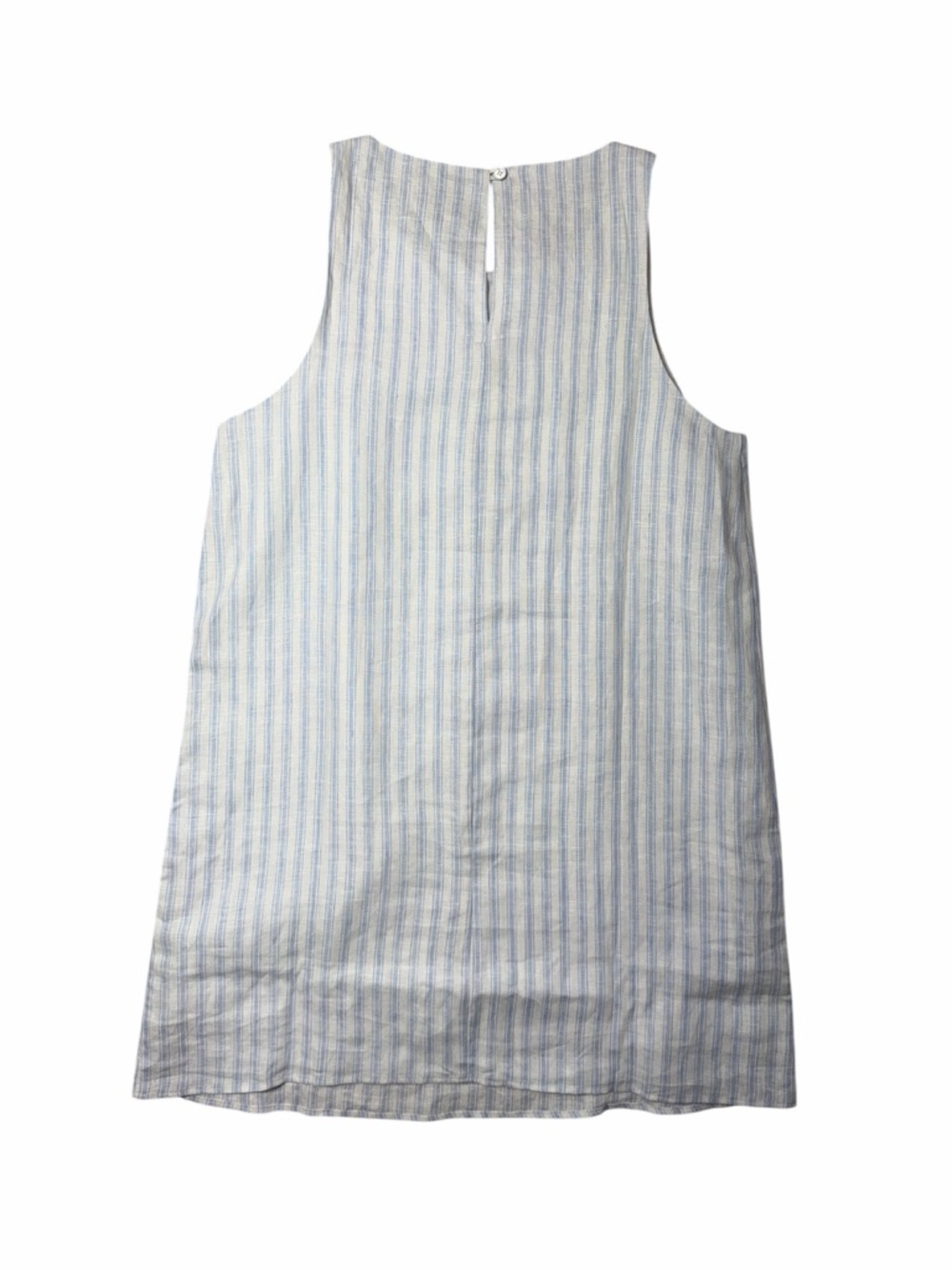 Reformation Jessi Blue & White Striped Linen Mini Dress Womans 10 - Picture 9 of 9